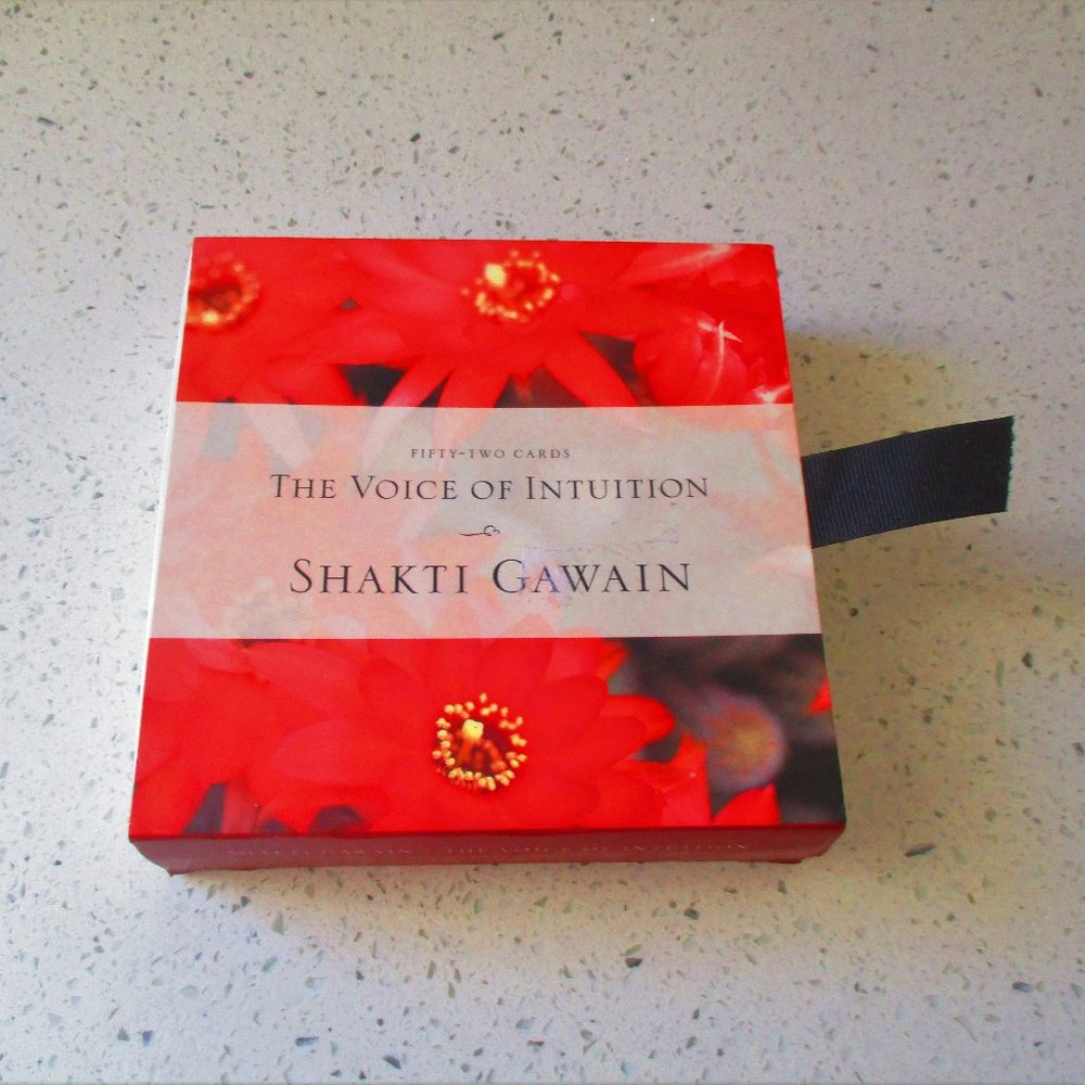 The Voice of Intuition Inspirational Cards RARE OOP Shakti Gawain